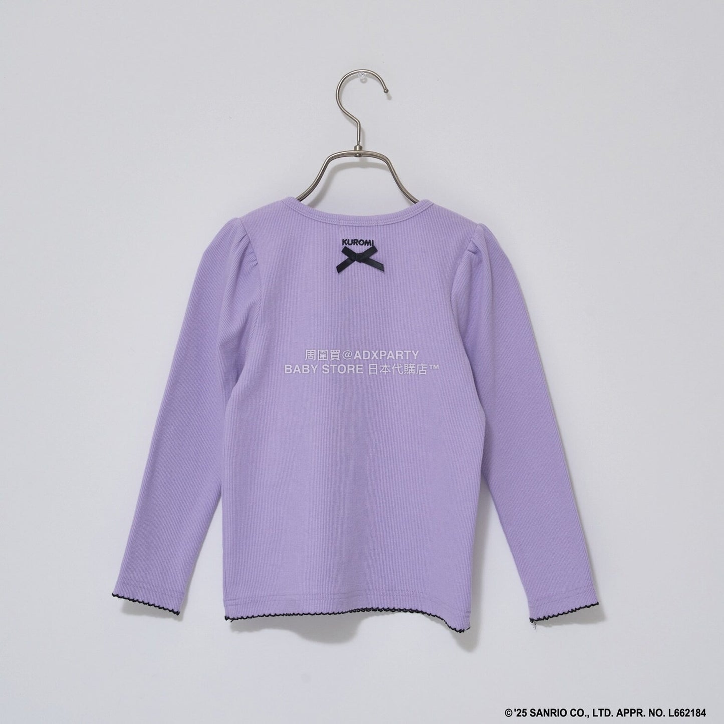 日本童裝 Ly# mine x Sanrio 刺繡圖案上衣 100-140cm 女童款 冬季 TOPS