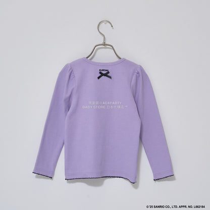 日本童裝 Ly# mine x Sanrio 刺繡圖案上衣 100-140cm 女童款 冬季 TOPS