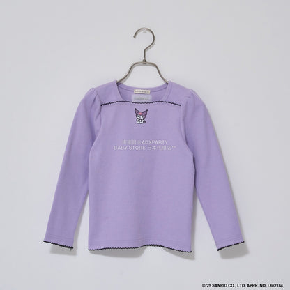 日本童裝 Ly# mine x Sanrio 刺繡圖案上衣 100-140cm 女童款 冬季 TOPS