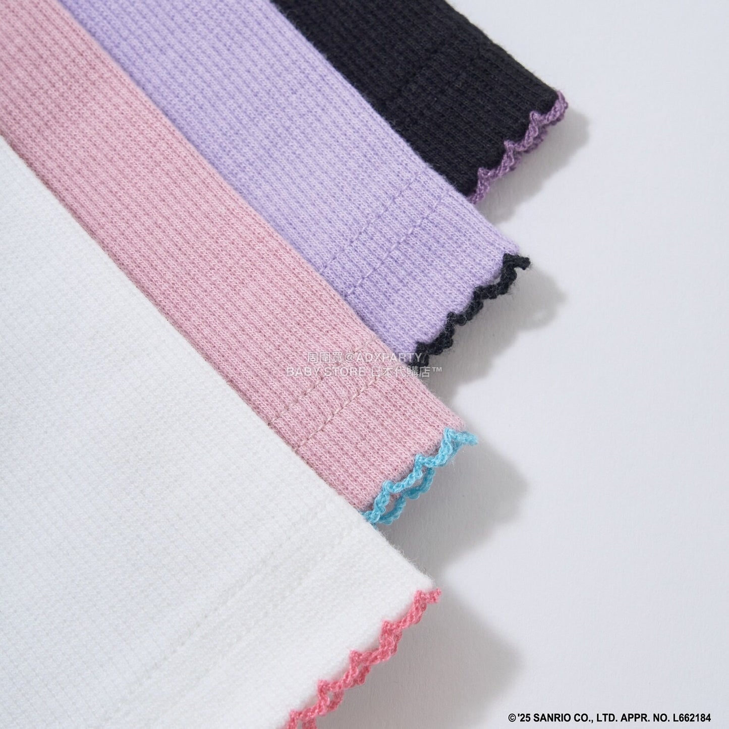 日本童裝 Ly# mine x Sanrio 刺繡圖案上衣 100-140cm 女童款 冬季 TOPS