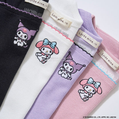 日本童裝 Ly# mine x Sanrio 刺繡圖案上衣 100-140cm 女童款 冬季 TOPS