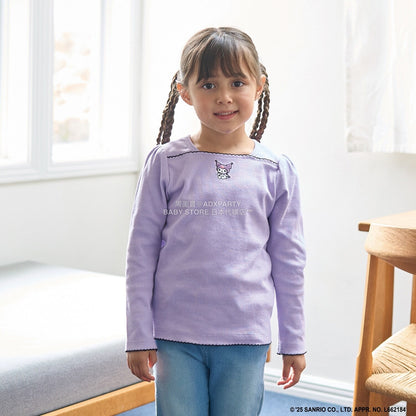 日本童裝 Ly# mine x Sanrio 刺繡圖案上衣 100-140cm 女童款 冬季 TOPS