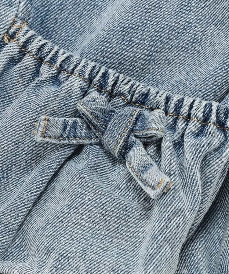 日本童裝 BREEZE 緞帶牛仔外套 90-140cm 女童款 春季 OUTERWEAR