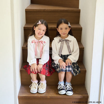 日本童裝 Ly# mine x Sanrio 蝴蝶結襯衫 100-140cm 女童款 冬季 TOPS