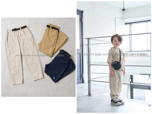 日本童裝 mini#ML 腰帶工裝長褲 100-140cm 男童款 夏季 PANTS