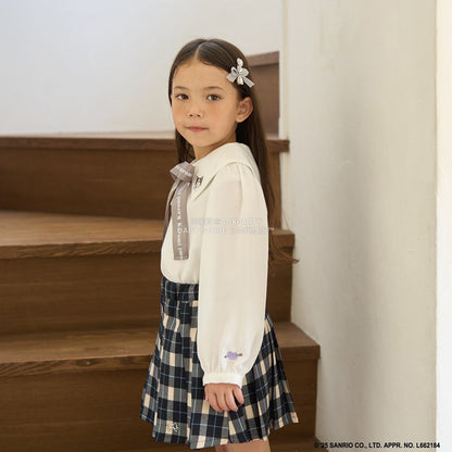 日本童裝 Ly# mine x Sanrio 蝴蝶結襯衫 100-140cm 女童款 冬季 TOPS
