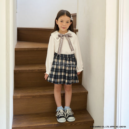日本童裝 Ly# mine x Sanrio 蝴蝶結襯衫 100-140cm 女童款 冬季 TOPS