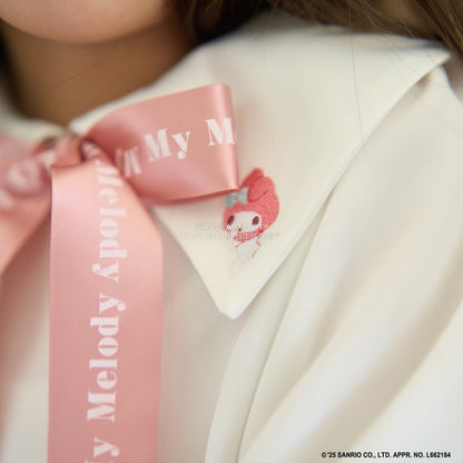 日本童裝 Ly# mine x Sanrio 蝴蝶結襯衫 100-140cm 女童款 冬季 TOPS