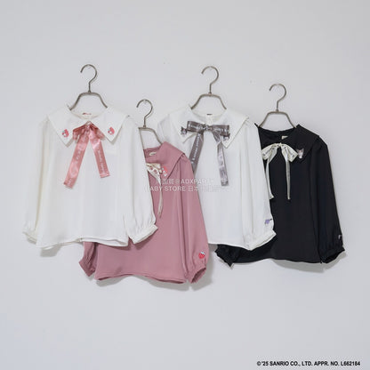 日本童裝 Ly# mine x Sanrio 蝴蝶結襯衫 100-140cm 女童款 冬季 TOPS