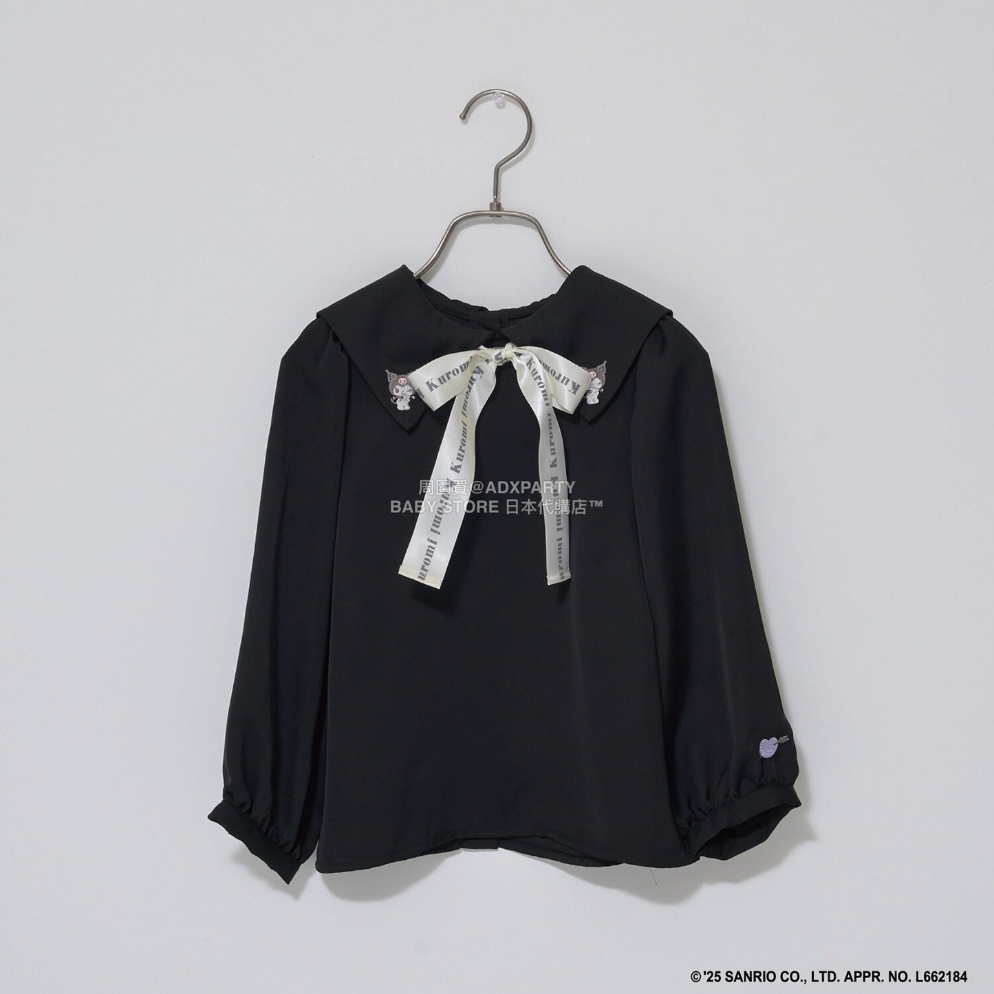 日本童裝 Ly# mine x Sanrio 蝴蝶結襯衫 100-140cm 女童款 冬季 TOPS