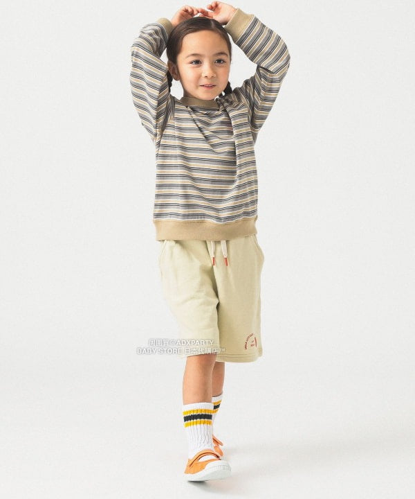 Japanese Kids' BEAMS mini JR Sobu Line, Yamanote Line, and Chuo Line Train Tops 90-150cm Boys' Summer TOPS Railway Series 