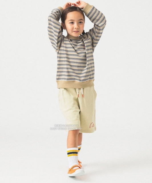 Japanese Kids' BEAMS mini JR Sobu Line, Yamanote Line, and Chuo Line Train Tops 90-150cm Boys' Summer TOPS Railway Series 