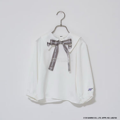 日本童裝 Ly# mine x Sanrio 蝴蝶結襯衫 100-140cm 女童款 冬季 TOPS