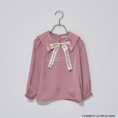 日本童裝 Ly# mine x Sanrio 蝴蝶結襯衫 100-140cm 女童款 冬季 TOPS