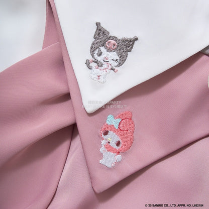 日本童裝 Ly# mine x Sanrio 蝴蝶結襯衫 100-140cm 女童款 冬季 TOPS
