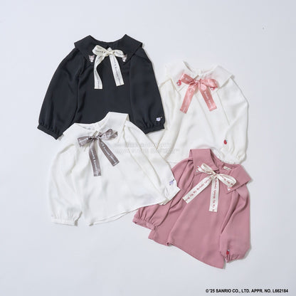 日本童裝 Ly# mine x Sanrio 蝴蝶結襯衫 100-140cm 女童款 冬季 TOPS