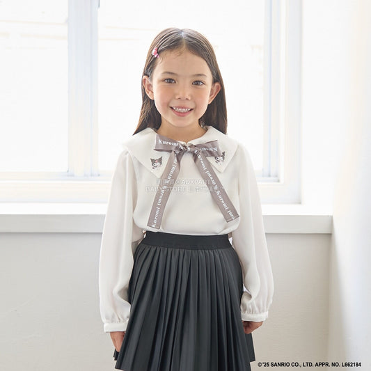 日本童裝 Ly# mine x Sanrio 蝴蝶結襯衫 100-140cm 女童款 冬季 TOPS