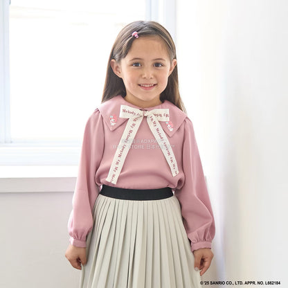 日本童裝 Ly# mine x Sanrio 蝴蝶結襯衫 100-140cm 女童款 冬季 TOPS