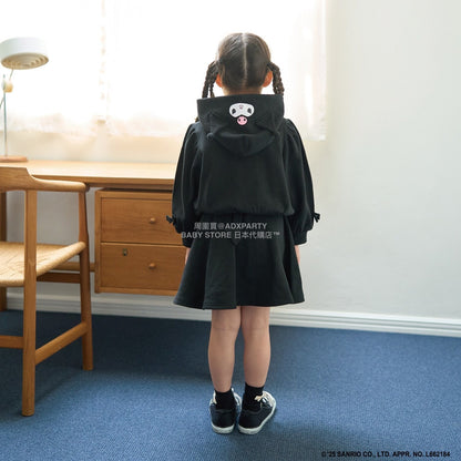 日本童裝 Ly# mine x Sanrio 連帽衛衣及喇叭裙套裝 100-140cm 女童款 冬季 TOPS SKIRTS