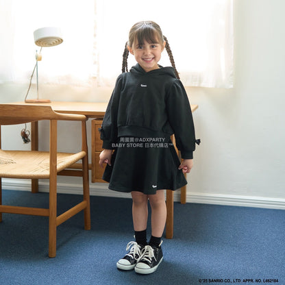 日本童裝 Ly# mine x Sanrio 連帽衛衣及喇叭裙套裝 100-140cm 女童款 冬季 TOPS SKIRTS
