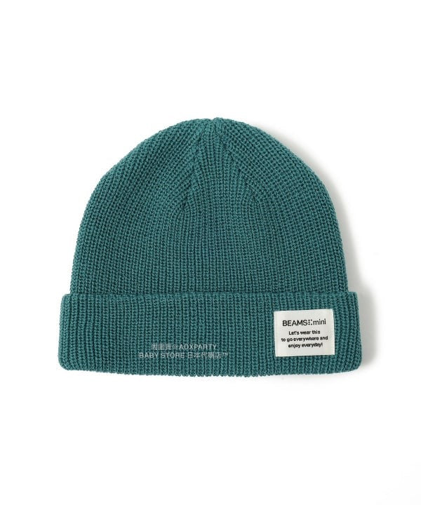 日本直送 BEAMS mini 彩色羅紋冷帽 52-54cm 帽系列
