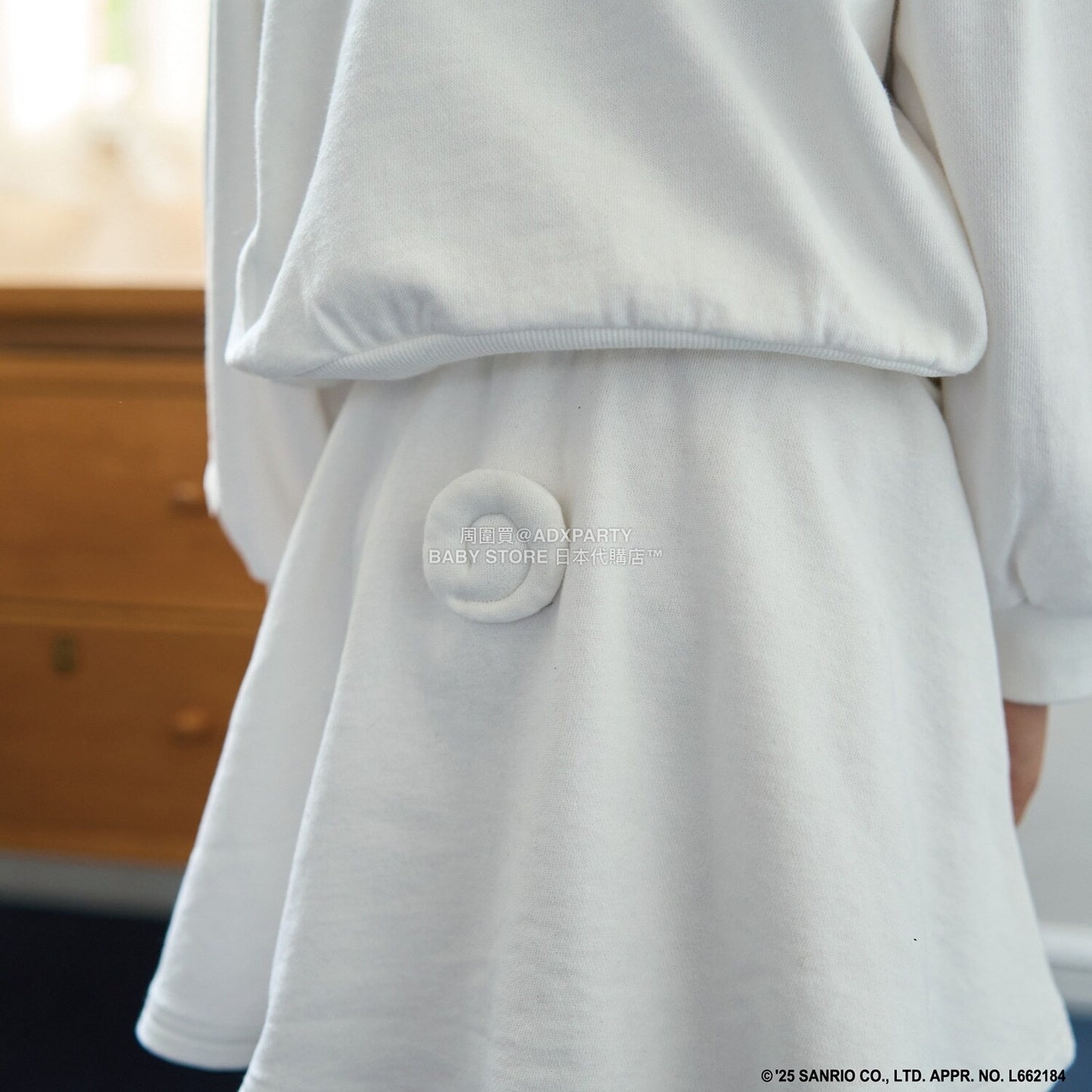 日本童裝 Ly# mine x Sanrio 連帽衛衣及喇叭裙套裝 100-140cm 女童款 冬季 TOPS SKIRTS