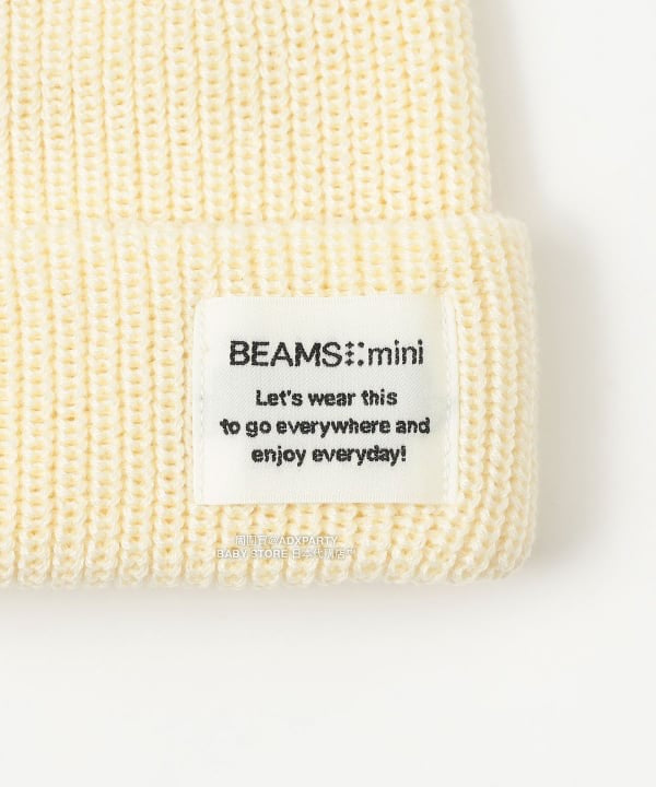 日本直送 BEAMS mini 彩色羅紋冷帽 52-54cm 帽系列