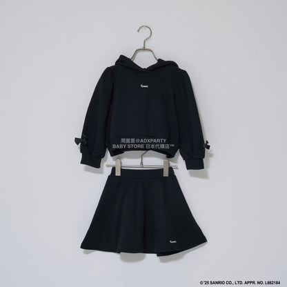 日本童裝 Ly# mine x Sanrio 連帽衛衣及喇叭裙套裝 100-140cm 女童款 冬季 TOPS SKIRTS