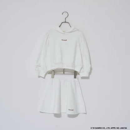 日本童裝 Ly# mine x Sanrio 連帽衛衣及喇叭裙套裝 100-140cm 女童款 冬季 TOPS SKIRTS