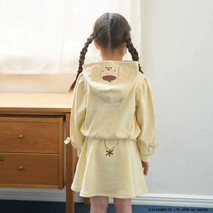 日本童裝 Ly# mine x Sanrio 連帽衛衣及喇叭裙套裝 100-140cm 女童款 冬季 TOPS SKIRTS