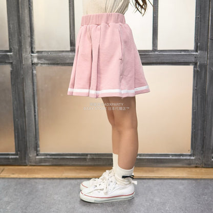 日本童裝 Ly# mine x US POLO ASSN. 百褶短裙 100-150cm 女童款 冬季 SKIRTS