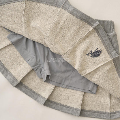 日本童裝 Ly# mine x US POLO ASSN. 百褶短裙 100-150cm 女童款 冬季 SKIRTS