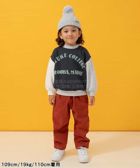日本童裝 BREEZE 山系工裝長褲 90-160cm 男童款/女童款 春季 PANTS 聖誕紅/新年紅
