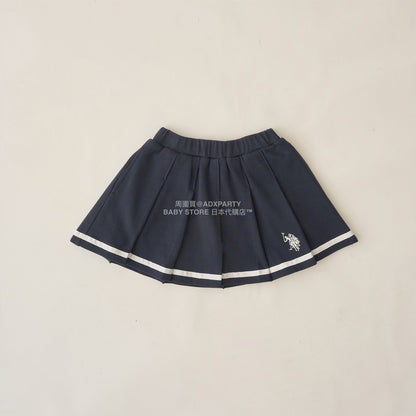 日本童裝 Ly# mine x US POLO ASSN. 百褶短裙 100-150cm 女童款 冬季 SKIRTS