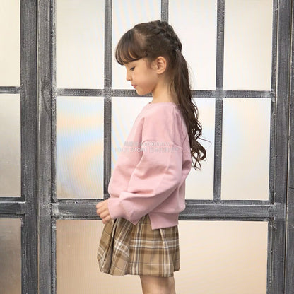 日本童裝 Ly# mine x US POLO ASSN. logo刺繡領衛衣 100-150cm 女童款 冬季 TOPS