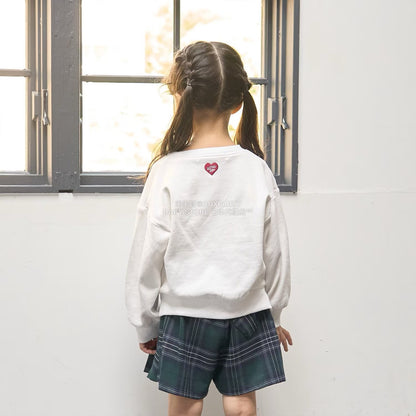 日本童裝 Ly# mine x US POLO ASSN. logo刺繡領衛衣 100-150cm 女童款 冬季 TOPS