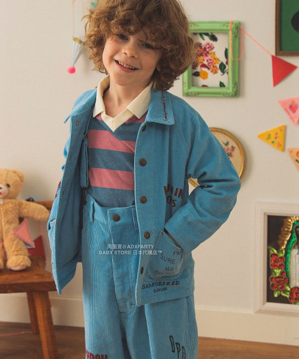 Japanese Kids' BEAMS mini JR Sobu Line, Yamanote Line, and Chuo Line Train Tops 90-150cm Boys' Summer TOPS Railway Series 