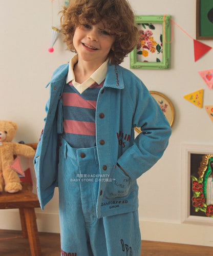 Japanese Kids' BEAMS mini JR Sobu Line, Yamanote Line, and Chuo Line Train Tops 90-150cm Boys' Summer TOPS Railway Series 