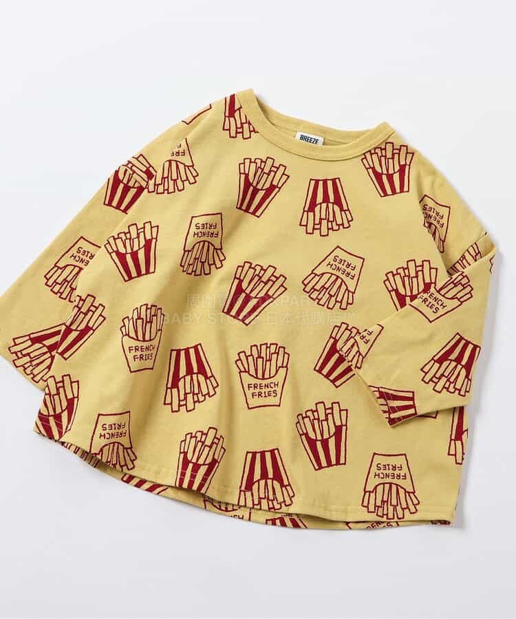 日本童裝 BREEZE 趣味全印花上衣 80-130cm 男童款/女童款 春季 TOPS