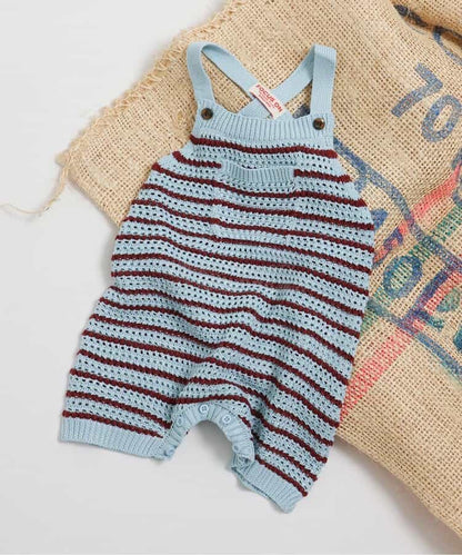 日本童裝 BREEZE 針織連衣 70-80cm 男童款/女童款 初生嬰兒 春季 Jumpsuit