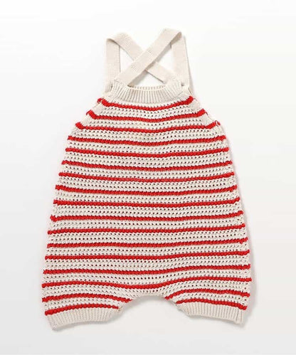 日本童裝 BREEZE 針織連衣 70-80cm 男童款/女童款 初生嬰兒 春季 Jumpsuit