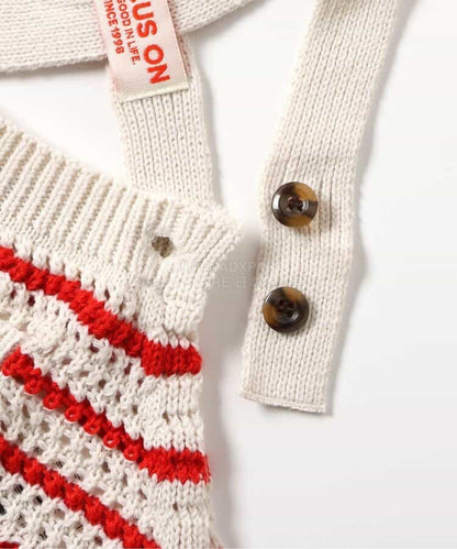 日本童裝 BREEZE 針織連衣 70-80cm 男童款/女童款 初生嬰兒 春季 Jumpsuit