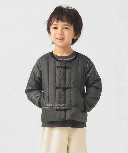 日本童裝 B:MING by BEAMS 【別注版】TAION 防水系列 盤扣羽絨外套 100-140cm 男童款/女童款 秋冬季 (適合香港平均溫度、寒冷天氣、溫度低天氣）OUTERWEAR 