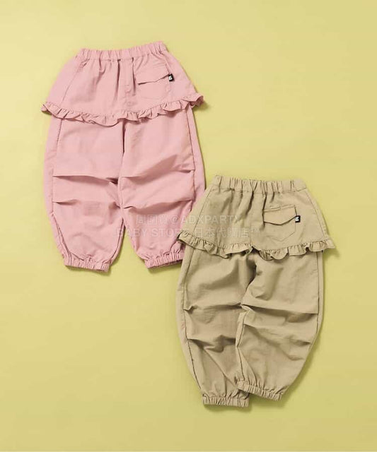 日本童裝 BREEZE 花邊裙長褲 80-140cm 女童款 春季 PANTS