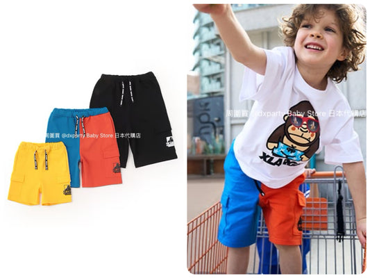 Japanese XLARGE KIDS Work Shorts 80-140cm Boys Summer PANTS 