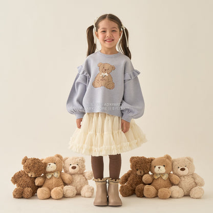 日本童裝 Ly# mine 小熊提花針織毛衣 110-140cm 女童款 冬季 TOPS