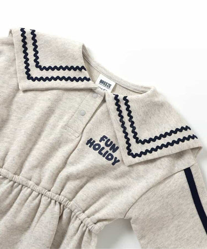 日本童裝 BREEZE 水手風連身裙 80-140cm 女童款 春季 DRESSES