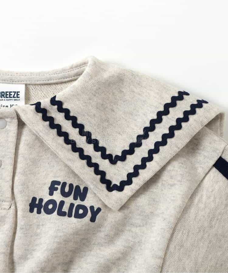 日本童裝 BREEZE 水手風連身裙 80-140cm 女童款 春季 DRESSES