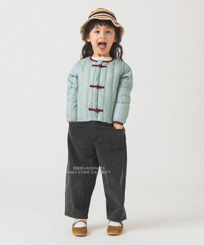 日本童裝 B:MING by BEAMS 【別注版】TAION 防水系列 盤扣羽絨外套 100-140cm 男童款/女童款 秋冬季 (適合香港平均溫度、寒冷天氣、溫度低天氣）OUTERWEAR 