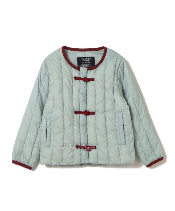 日本童裝 B:MING by BEAMS 【別注版】TAION 防水系列 盤扣羽絨外套 100-140cm 男童款/女童款 秋冬季 (適合香港平均溫度、寒冷天氣、溫度低天氣）OUTERWEAR 